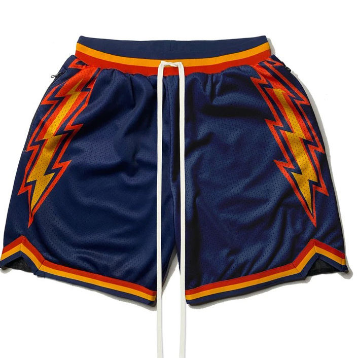 Hestic Sports Wear High Quality Custom Made Basketball Shorts For Mens Cropped Fit Polyester Plain Sublimation Shorts For Mens